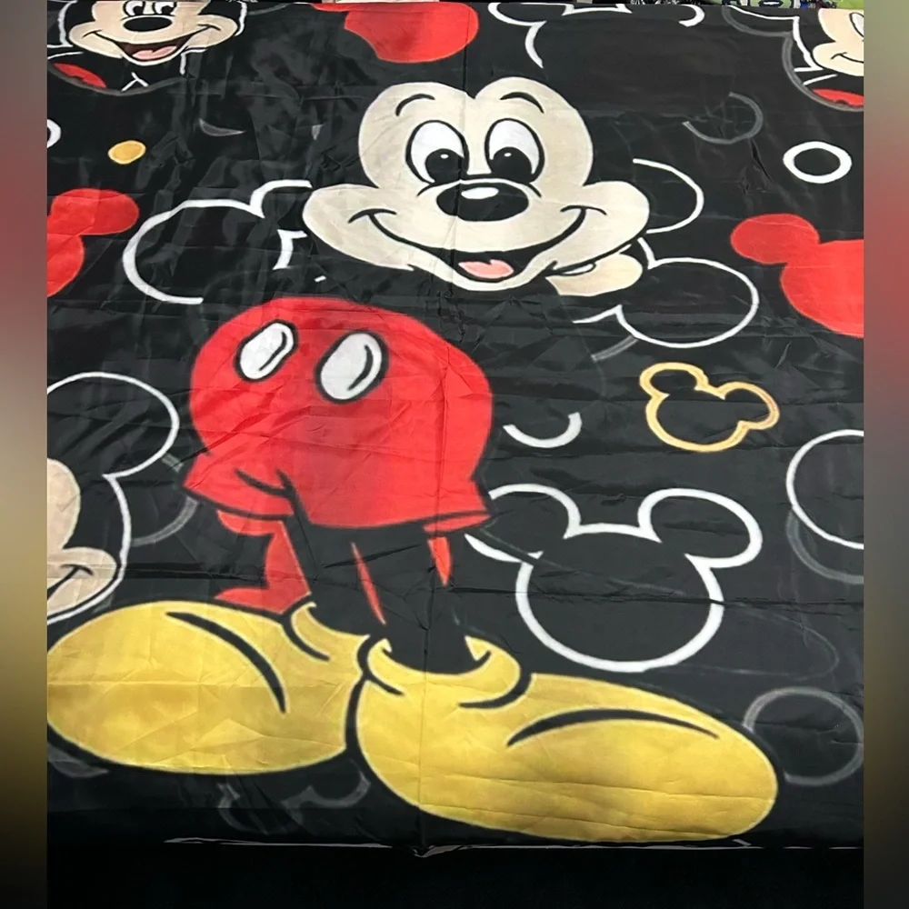 Mickey Mouse Nylon Shower Curtain or Wall Hanging w/Grommets 70”Wx 72”H
